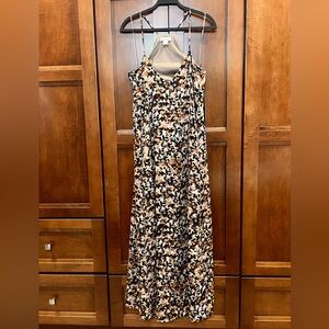 NWT Nicole Miller maxi dress multi color print size XS